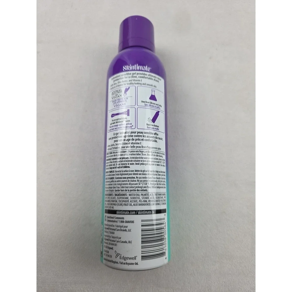 Skintimate‎ Moisturizing Shave Gel Sensitive Skin 7 oz Touch Of Aloe